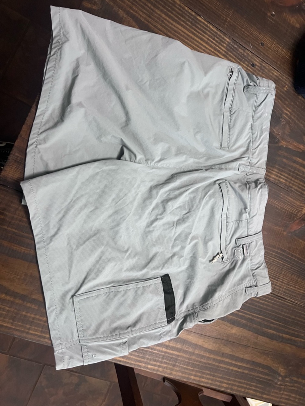Magellan Outdoors Light Gray Cargo Fishing Shorts